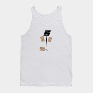 overwhelmed music stand Tank Top